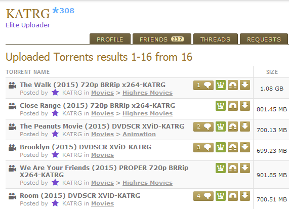 latest torrent movie releases
